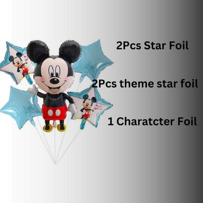 Mickey Mouse set of 5 Pcs Foil Balloon