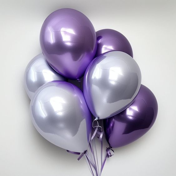 Birthday Balloon Decoration Kit (Best Quality Chrome Balloon Backdrop)