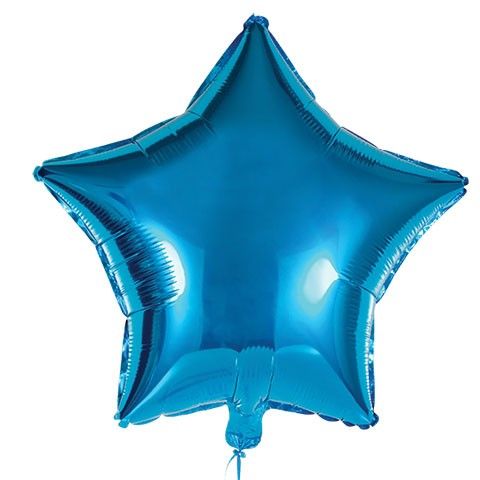 Blue Happy Birthday Decoration Kit | Chrome Balloon Combo