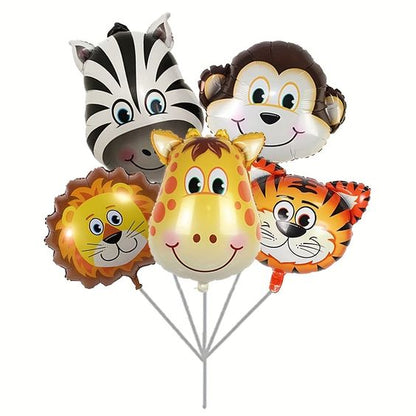 Jungle Theme Decoration Kit | Kids Party Balloon & Foil Decoration Item