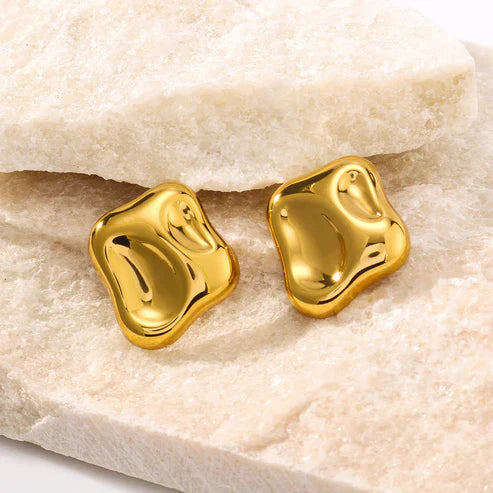 Chunky Stud Earrings - Bold & Stylish Statement Jewelry-1